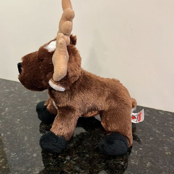 Webkinz Ganz Moose Reindeer Vintage Adopt A Pet Plush Stuffed Animal Christmas - Picture 3 of 8